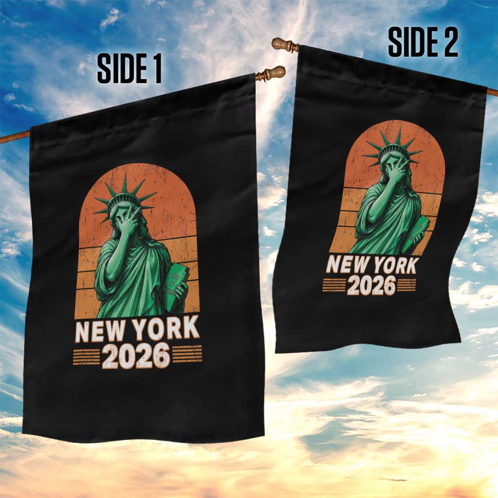 Statue Of Liberty Hoops Garden Flag New York Pride 2026 TS12 Print Your Wear