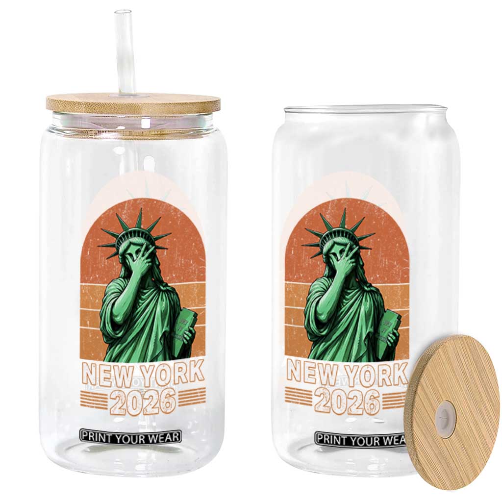 Statue Of Liberty Hoops Glass Can New York Pride 2026 TS12 Print Your Wear