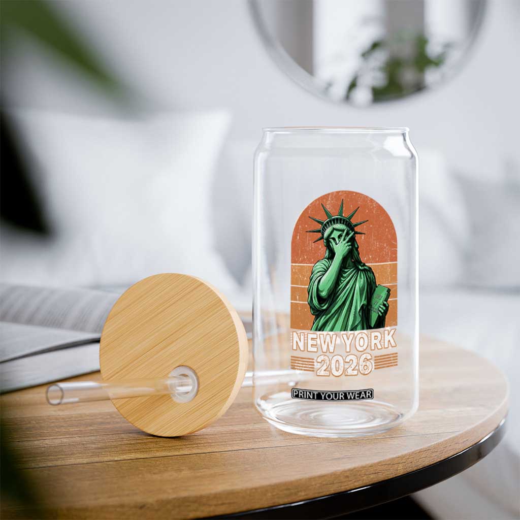 Statue Of Liberty Hoops Glass Can New York Pride 2026 TS12 Print Your Wear