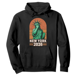 Statue Of Liberty Hoops Hoodie New York Pride 2026 TS12 Black Print Your Wear