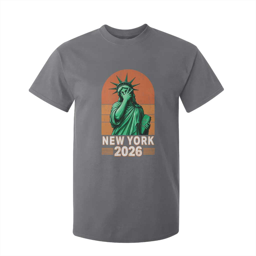 Statue Of Liberty Hoops T Shirt For Kid New York Pride 2026 TS12 Charcoal Print Your Wear