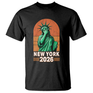 Statue Of Liberty Hoops T Shirt New York Pride 2026 TS12 Black Print Your Wear