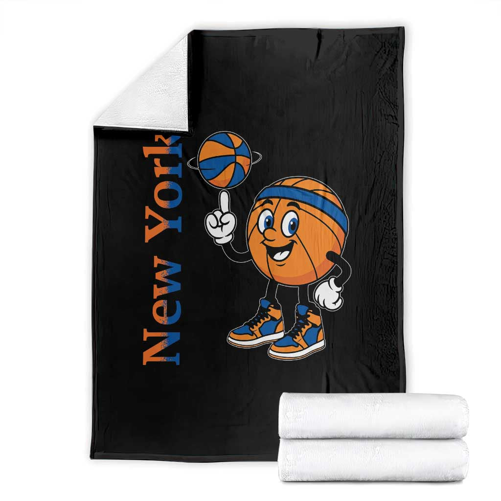 Funny New York Pride Throw Blanket Basketball Lover Fan Gift TS12 Black Print Your Wear