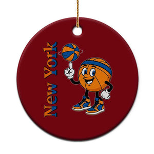 Funny New York Pride Ceramic Ornament Basketball Lover Fan Gift TS12 1pc Red Print Your Wear