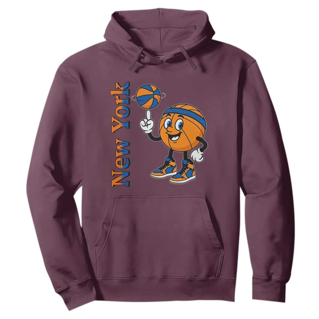 Funny New York Pride Hoodie Basketball Lover Fan Gift TS12 Maroon Print Your Wear