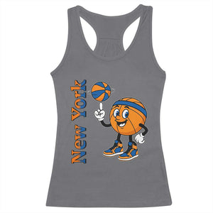 Funny New York Pride Racerback Tank Top Basketball Lover Fan Gift TS12 Charcoal Print Your Wear