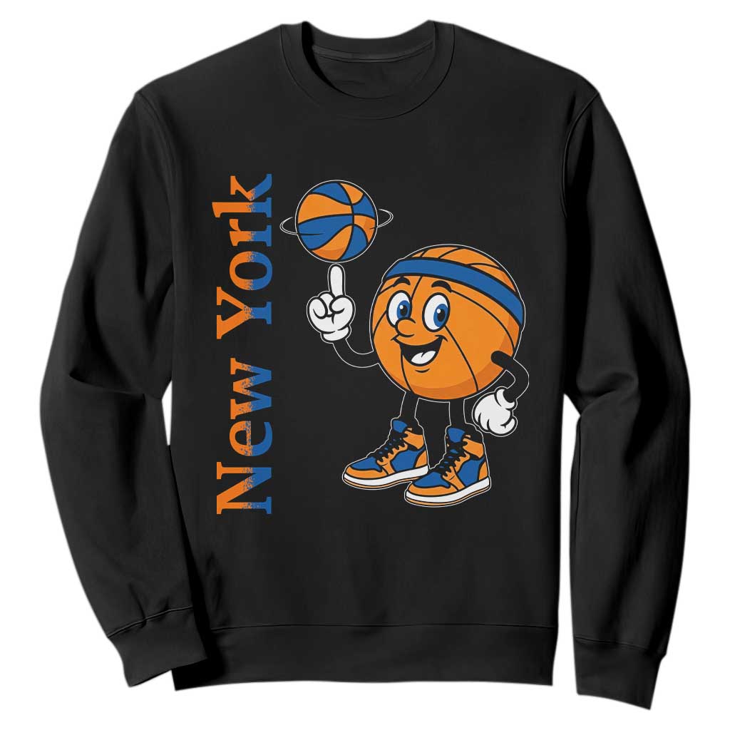 Funny New York Pride Sweatshirt Basketball Lover Fan Gift TS12 Black Print Your Wear
