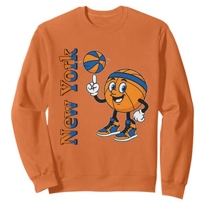 Funny New York Pride Sweatshirt Basketball Lover Fan Gift TS12 Orange Print Your Wear
