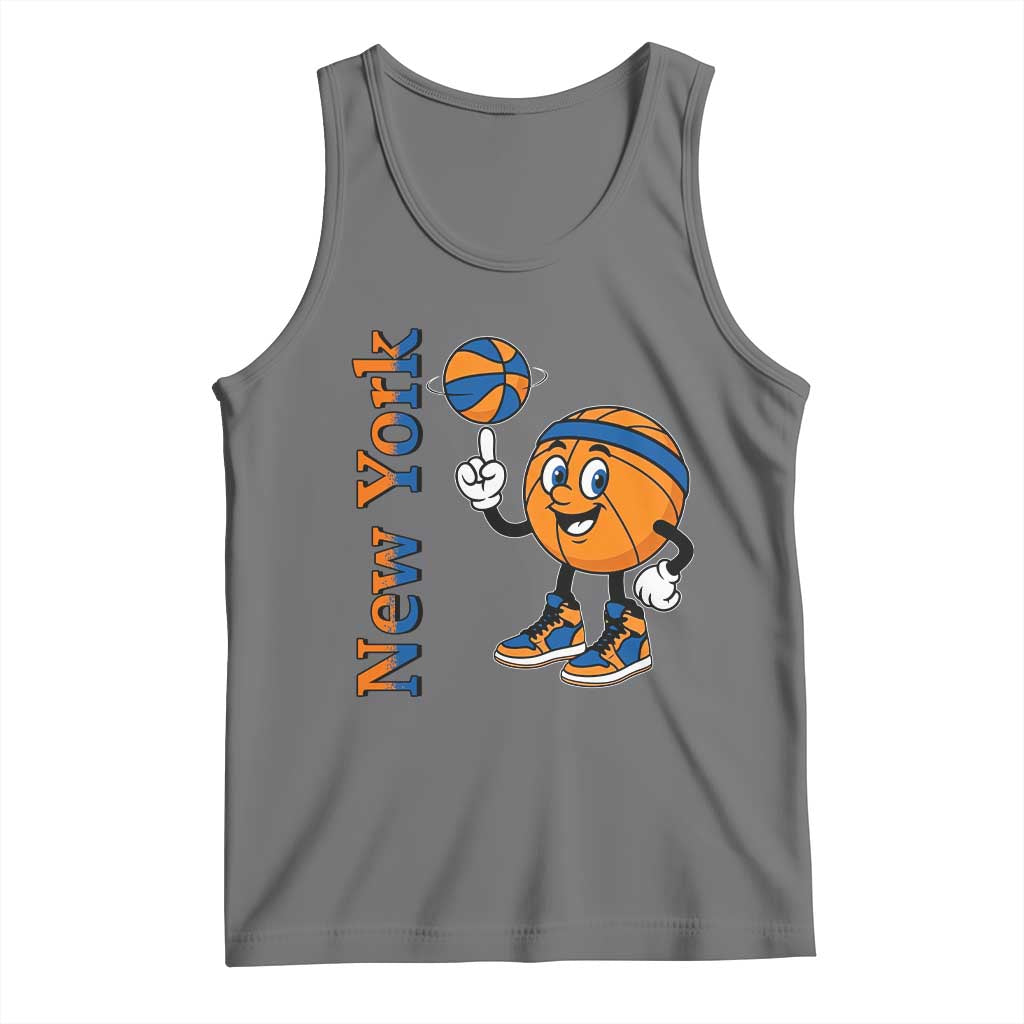Funny New York Pride Tank Top Basketball Lover Fan Gift TS12 Black Heather Print Your Wear