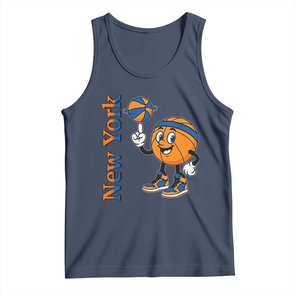Funny New York Pride Tank Top Basketball Lover Fan Gift TS12 Navy Print Your Wear