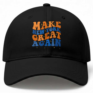 Make New York Great Again Baseball Cap Retro Wave Graphic TS12 Print Your Wear
