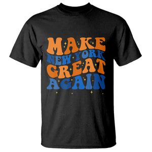 Make New York Great Again T Shirt Retro Wave Graphic TS12 Black Print Your Wear