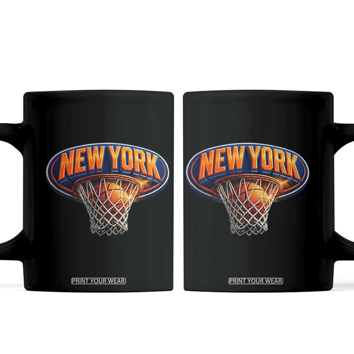 New York Game Day Gift Hoops Lover Coffee Mug TS12 Black Print Your Wear