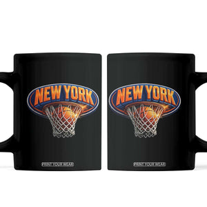 New York Game Day Gift Hoops Lover Coffee Mug TS12 Black Print Your Wear