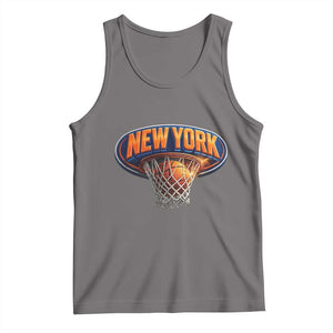 New York Game Day Gift Hoops Lover Tank Top TS12 Deep Heather Print Your Wear