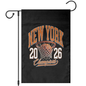 Vintage New York Champions 2026 Garden Flag Hoops Fan Gift TS12 Black Print Your Wear