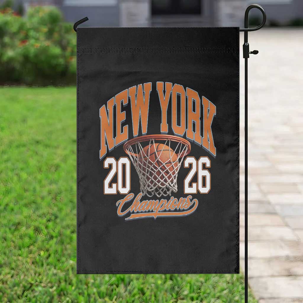 Vintage New York Champions 2026 Garden Flag Hoops Fan Gift TS12 Print Your Wear