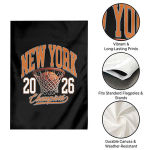 Vintage New York Champions 2026 Garden Flag Hoops Fan Gift TS12 Print Your Wear