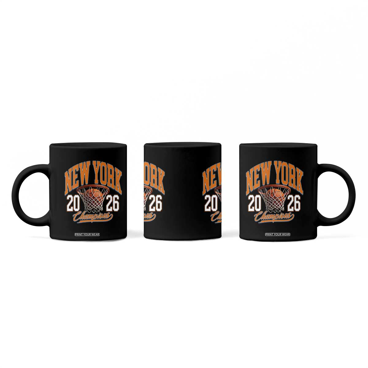 Vintage New York Champions 2026 Coffee Mug Hoops Fan Gift TS12 Print Your Wear