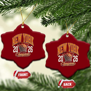 Vintage New York Champions 2026 Ceramic Ornament Hoops Fan Gift TS12 Print Your Wear