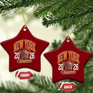 Vintage New York Champions 2026 Ceramic Ornament Hoops Fan Gift TS12 Print Your Wear
