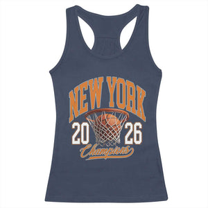 Vintage New York Champions 2026 Racerback Tank Top Hoops Fan Gift TS12 Navy Print Your Wear