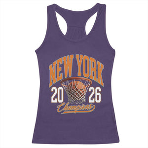 Vintage New York Champions 2026 Racerback Tank Top Hoops Fan Gift TS12 Purple Print Your Wear