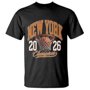 Vintage New York Champions 2026 T Shirt Hoops Fan Gift TS12 Black Print Your Wear
