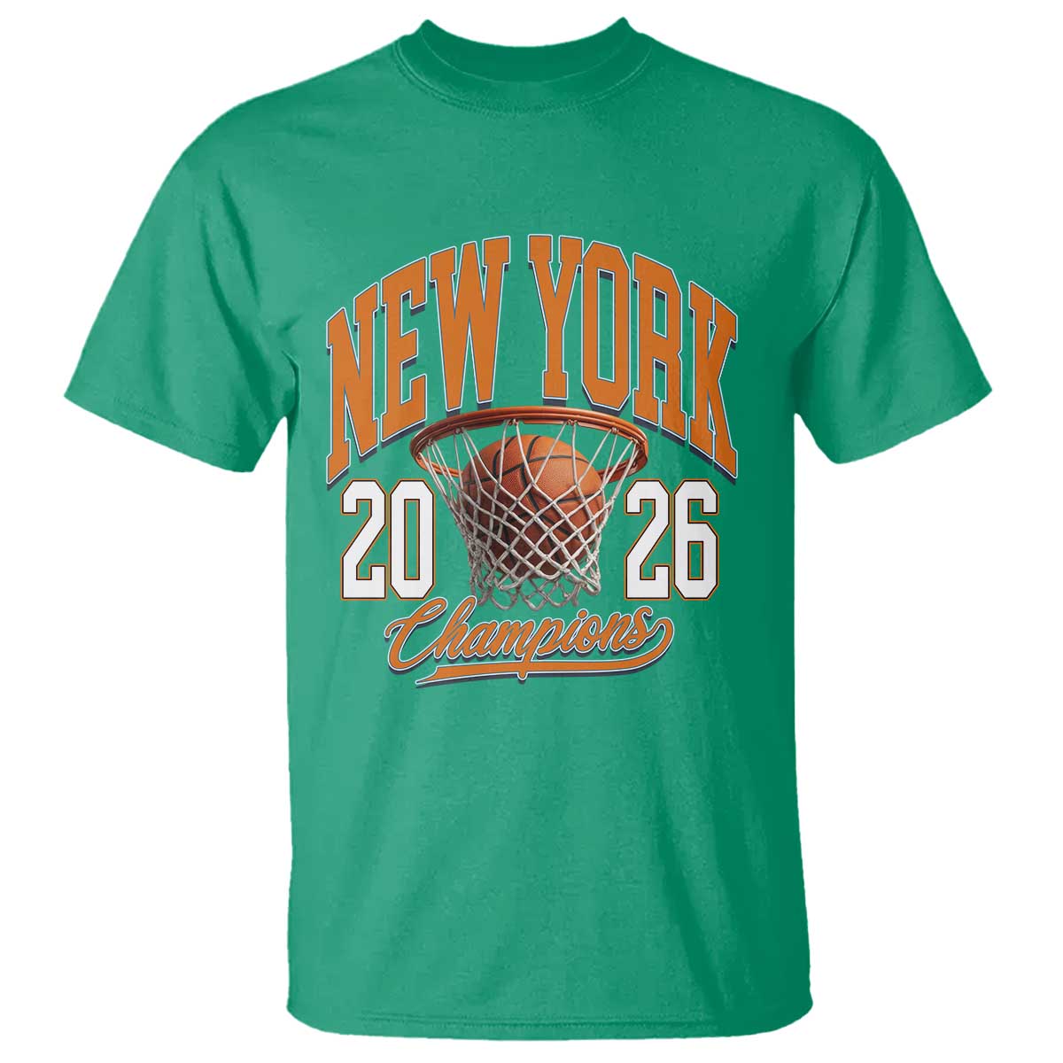 Vintage New York Champions 2026 T Shirt Hoops Fan Gift TS12 Irish Green Print Your Wear