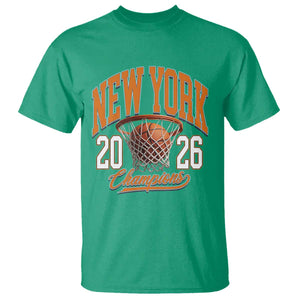 Vintage New York Champions 2026 T Shirt Hoops Fan Gift TS12 Irish Green Print Your Wear