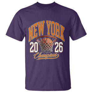 Vintage New York Champions 2026 T Shirt Hoops Fan Gift TS12 Purple Print Your Wear
