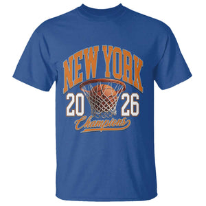 Vintage New York Champions 2026 T Shirt Hoops Fan Gift TS12 Royal Blue Print Your Wear