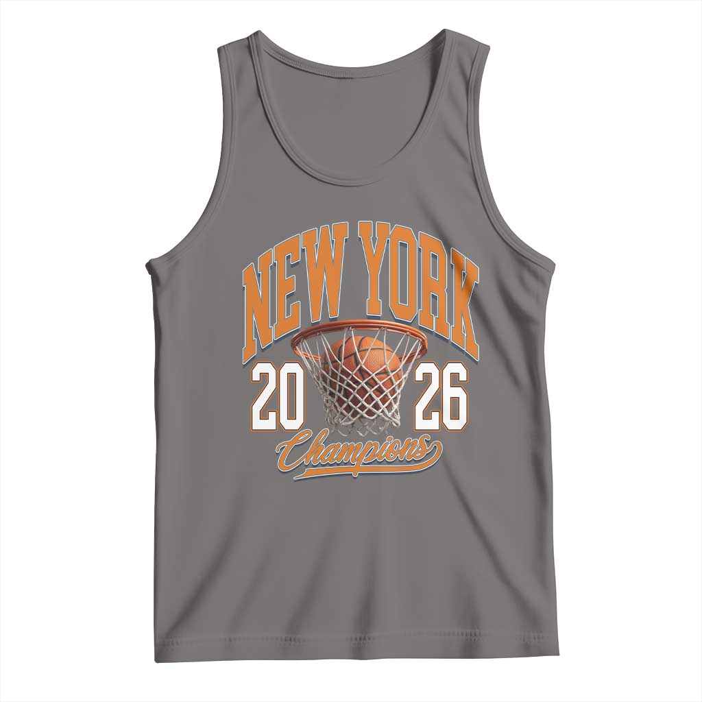 Vintage New York Champions 2026 Tank Top Hoops Fan Gift TS12 Deep Heather Print Your Wear