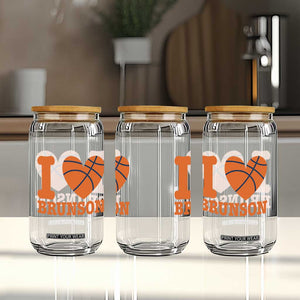 Funny I Love Brunson Name Glass Can Hoops Fan Gift TS12 Print Your Wear