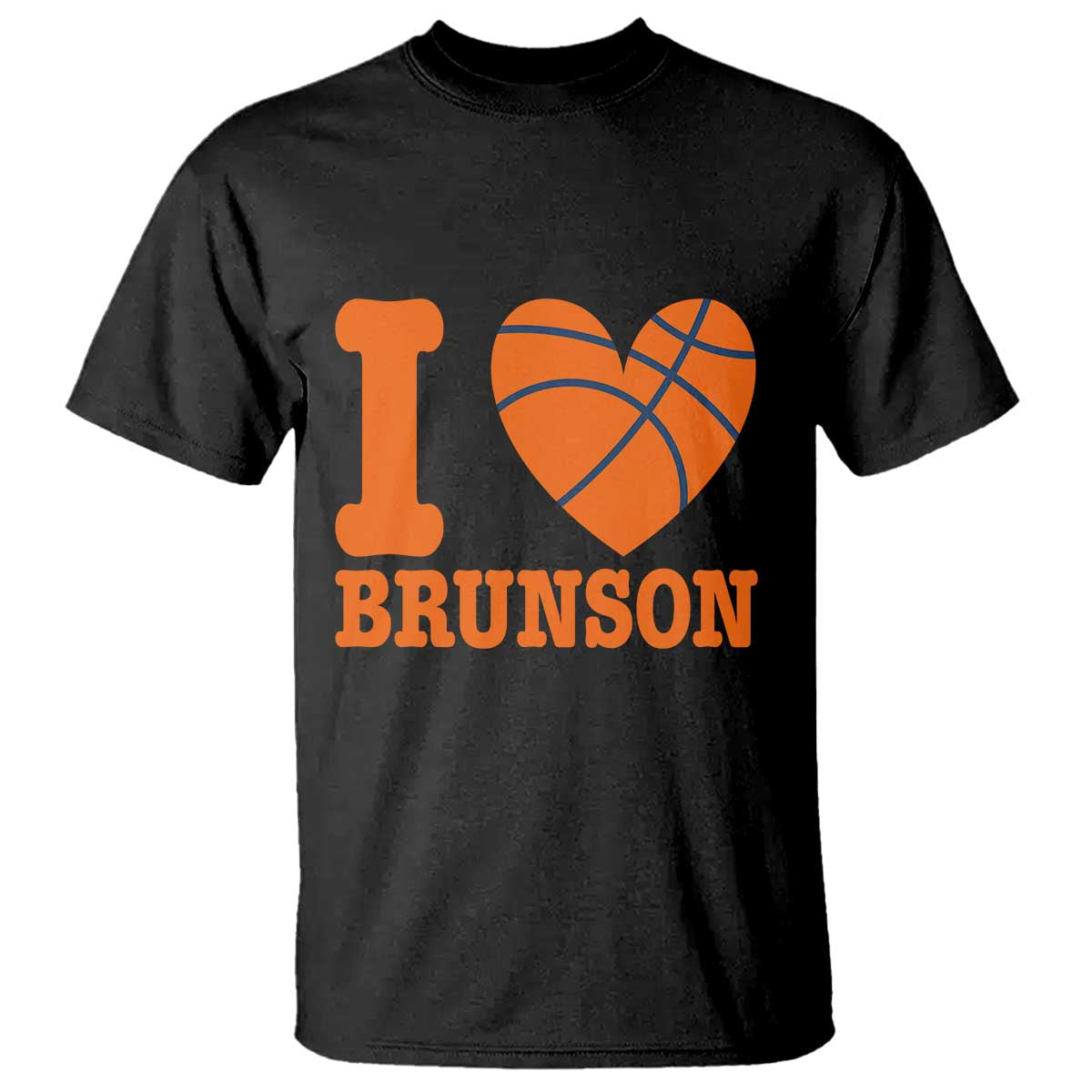 Funny I Love Brunson Name T Shirt Hoops Fan Gift TS12 Black Print Your Wear