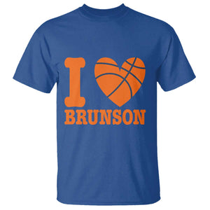 Funny I Love Brunson Name T Shirt Hoops Fan Gift TS12 Royal Blue Print Your Wear