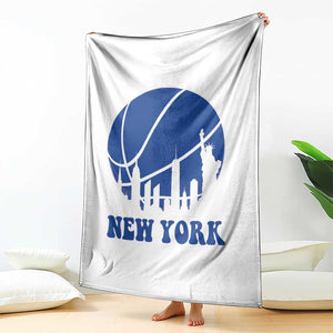 New York Skyline Throw Blanket Proud Game Day Sports Fan Gift TS12 Print Your Wear