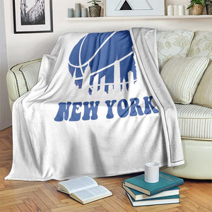 New York Skyline Throw Blanket Proud Game Day Sports Fan Gift TS12 Print Your Wear