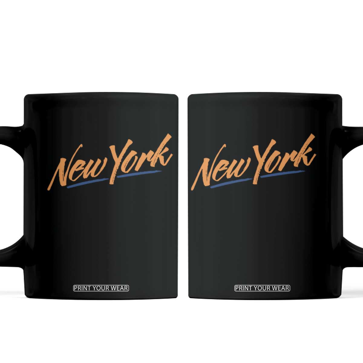 New York Pride Coffee Mug Classic Throwback Sports Fan TS12 Black Print Your Wear