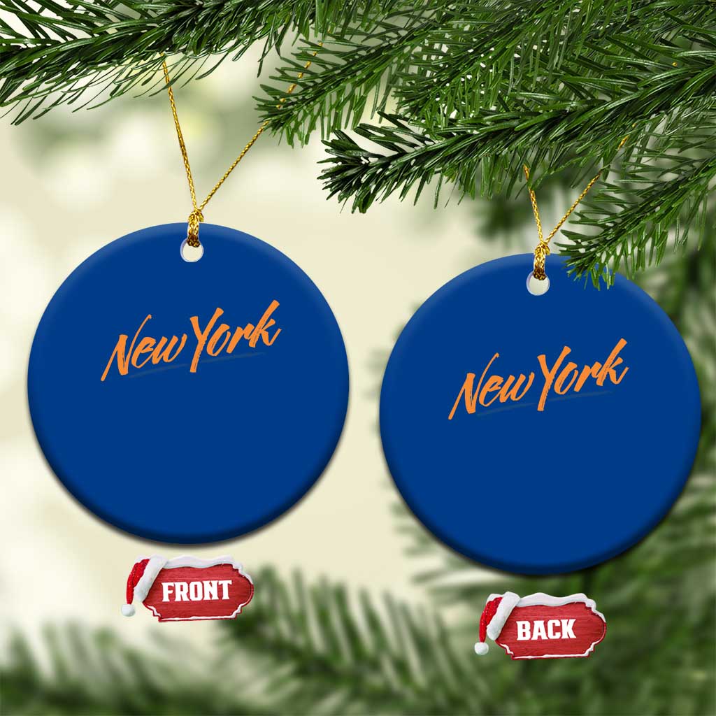 New York Pride Ceramic Ornament Classic Throwback Sports Fan TS12 1pc Blue Print Your Wear