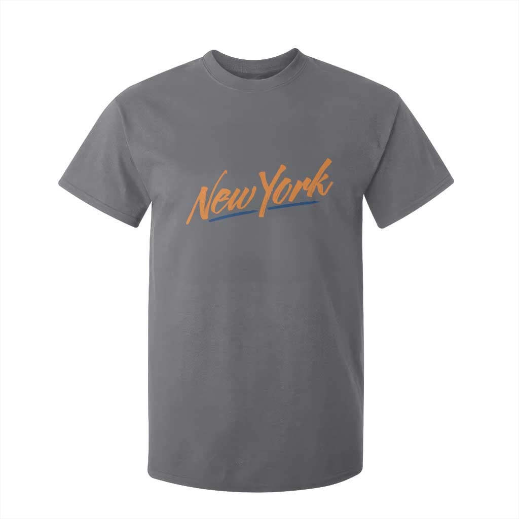 New York Pride T Shirt For Kid Classic Throwback Sports Fan TS12 Charcoal Print Your Wear