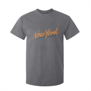 New York Pride T Shirt For Kid Classic Throwback Sports Fan TS12 Charcoal Print Your Wear