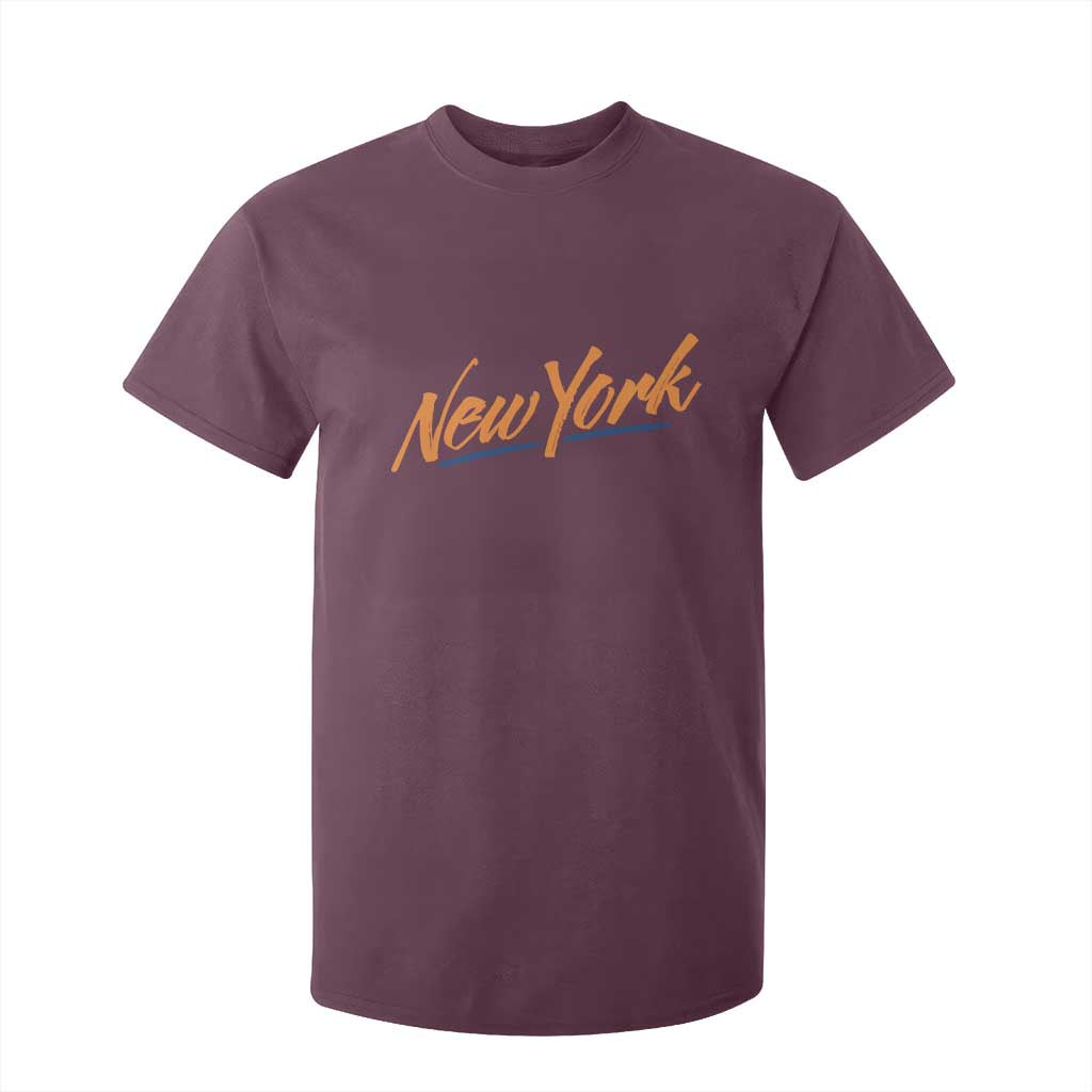 New York Pride T Shirt For Kid Classic Throwback Sports Fan TS12 Maroon Print Your Wear