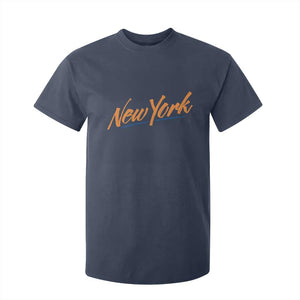 New York Pride T Shirt For Kid Classic Throwback Sports Fan TS12 Navy Print Your Wear