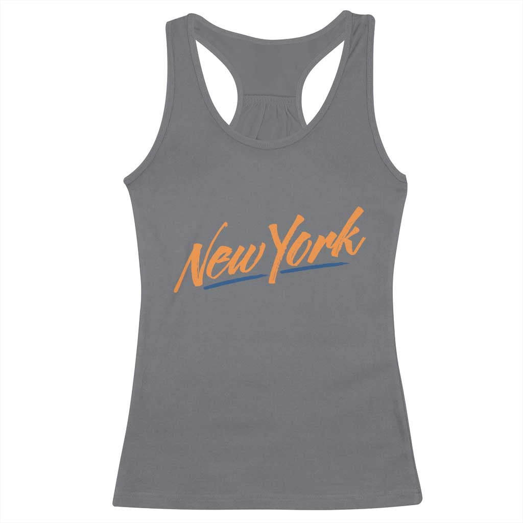 New York Pride Racerback Tank Top Classic Throwback Sports Fan TS12 Charcoal Print Your Wear