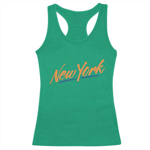 New York Pride Racerback Tank Top Classic Throwback Sports Fan TS12 Irish Green Print Your Wear
