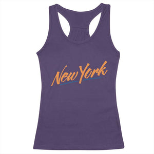 New York Pride Racerback Tank Top Classic Throwback Sports Fan TS12 Purple Print Your Wear