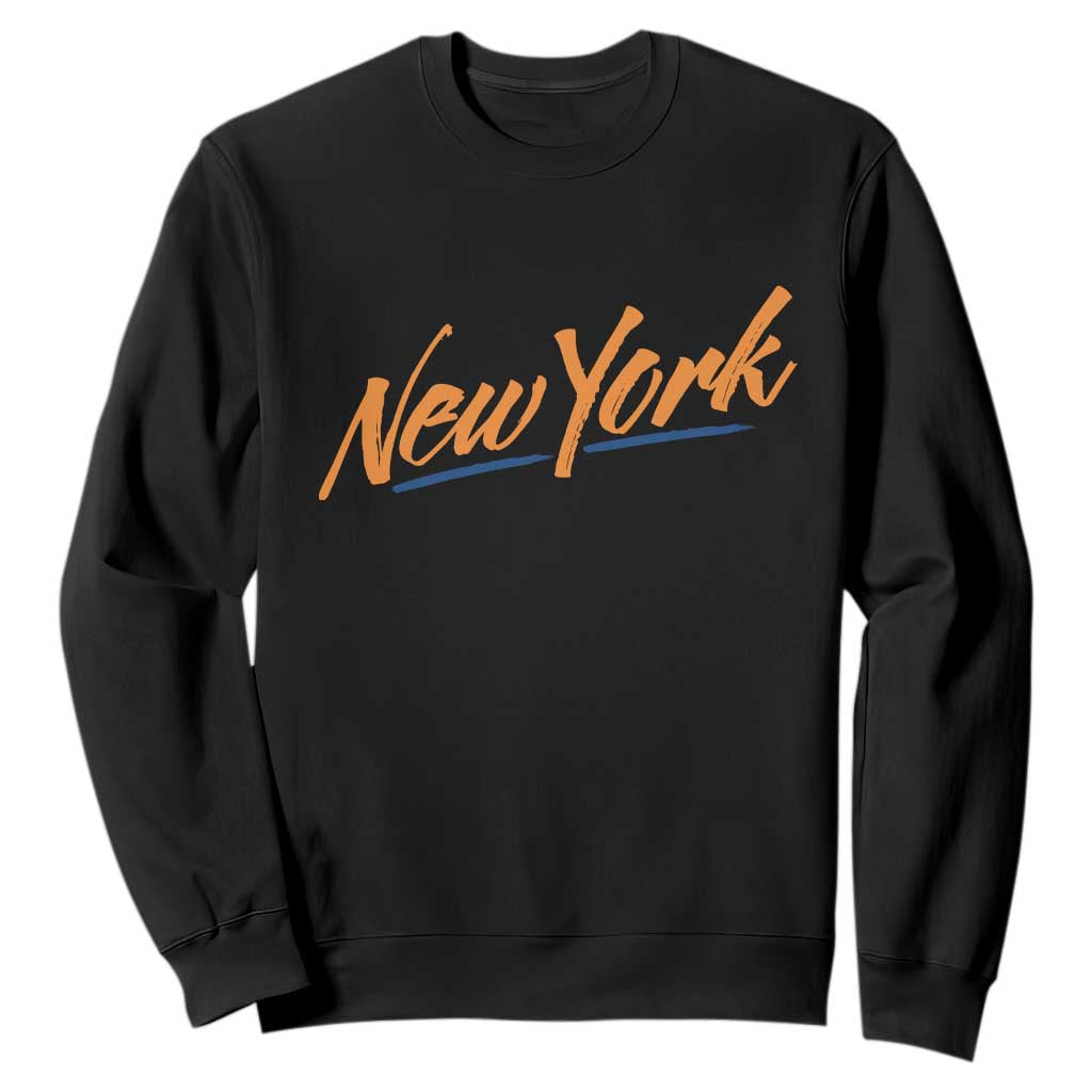 New York Pride Sweatshirt Classic Throwback Sports Fan TS12 Black Print Your Wear