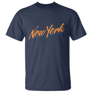 New York Pride T Shirt Classic Throwback Sports Fan TS12 Navy Print Your Wear