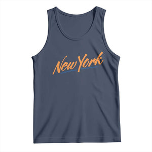 New York Pride Tank Top Classic Throwback Sports Fan TS12 Navy Print Your Wear